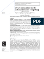 Toward Semantical Model of Reaction-Diffusion Computing