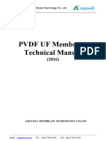 PVDF UF Membrane Technical Manual