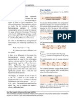 Analysis of Variance (F-test)using Jamovi