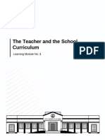 The Teacher and the School Curriculum