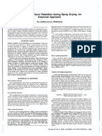 Prediction of Flavor Retention during Spray Drying_ AnEmpirical Approach