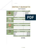 template budgeting