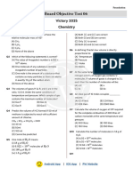 Board Objective Test 06 _ Test Paper (Chemistry) __ Victory 2025