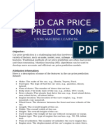 Car Price Prediction Report