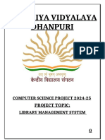 CS PROJECT LIBRARY MANAGEMENT ABHYUDAY PANDEY 