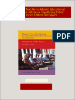 Women from Traditional Islamic Educational Institutions in Indonesia Negotiating Public Spaces 1st ed Edition Srimulyani 2024 Scribd Download