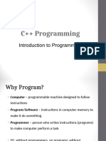 3- Introduction to Programming