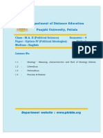 MA 2Pol SciS4Opt-4(Political Ideologies)U1E