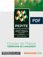 Dossier de presse PEPITE