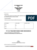 PT3 SUMMATIVE TEST WRITING PAPER