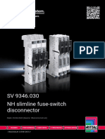 NH slimline fuse-switch disconnector