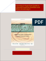 The Informed Investor A Hype Free Guide to Constructing a Sound Financial Portfolio 2nd Edition Armstrong Iii All Chapters Instant Download