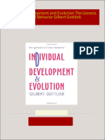 Download Complete Individual Development and Evolution The Genesis of Novel Behavior Gilbert Gottlieb PDF for All Chapters