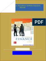 Full download Cases in Finance 3rd Edition DeMello Solutions Manual pdf docx