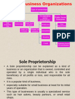 Forms of Business Organizations Ppt