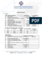 PIR sandwich panel data sheet -ECO.