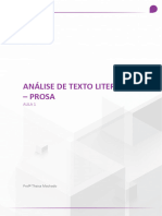 ANÁLISE DE TEXTOS LITERÁRIOS 1