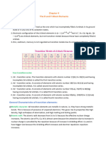 The d and f Block Elements-Notes (1)