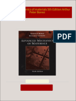 Instant download Advanced mechanics of materials 5th Edition Arthur Peter Boresi pdf all chapter