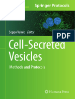 Cell-Secreted Vesicles Methods and Protocols