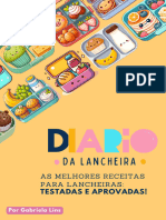 Livro Receitas Diário da Lancheira