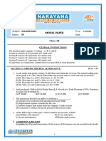 Xi Accountancy Model Paper