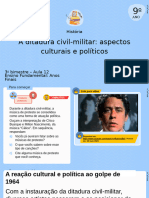 Aula 12 - A ditadura civil-militar aspectos culturais e políticos