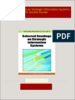 Selected Readings on Strategic Information Systems M. Gordon Hunter all chapter instant download