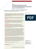 Effect of the PCSK9 Inhibitor Evolocumab on Total CV Events Jama Card 2019