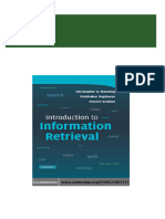 Download Introduction to Information Retrieval ebook All Chapters PDF