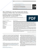 Effect of Mobilization on the Day of Surgery After Total Hip