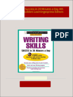 Buy ebook Writing Skills Success in 20 Minutes a Day 4th Edition Skill Builders Learningexpress Editors cheap price