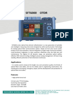 SFT6000 OTDR Specification