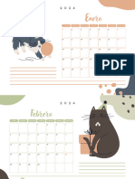 Calendario 2024 gatitos