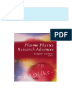 Download Plasma Physics Research Advances 1st Edition Sergei P. Gromov ebook All Chapters PDF