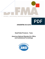 ANSI BIFMA X5.5-2014