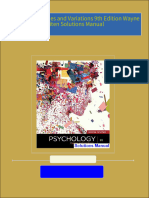 Access Psychology Themes and Variations 9th Edition Wayne Weiten Solutions Manual All Chapters Immediate PDF Download