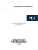 Actividad 1 Tarea Ejercicio de reflexión mecánica de fluidos.