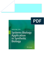 Download Complete Systems Biology Application in Synthetic Biology 1st Edition Shailza Singh (Eds.) PDF for All Chapters