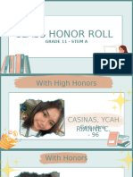 Class Honor Roll