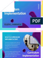 Curriculum Implementation Final L- Ellen