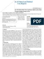 First Case in Italy of a Patient with Sifrim-Hits-Weiss Syndrome [Sihiwes] Described from an Audiological and Neuropsychological Point of View