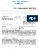 Pathway Crosstalk Analysis of mTOR Gene in Insulin Resistance Mediated Obesity Using Microarray Data