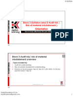 Block 3 Audit Risk and Romm Presentation