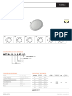 Fiche technique spot cuisine NETUNO-R 18W