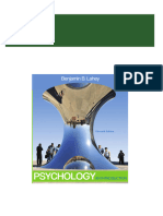 Download full Psychology An Introduction 11th Edition by Benjamin Lahey ebook all chapters