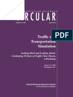 Transport Modelling and Simulation 1