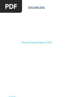 Daimler 2010 Annual Financial Report