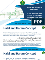 141118 - Halal Industry in Indonesia Standardization, Regulation and Implementation