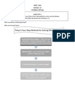 Polya's Four-Step Method For Solving Word Problems: MGF 1106 Section 1.3 Problem Solving